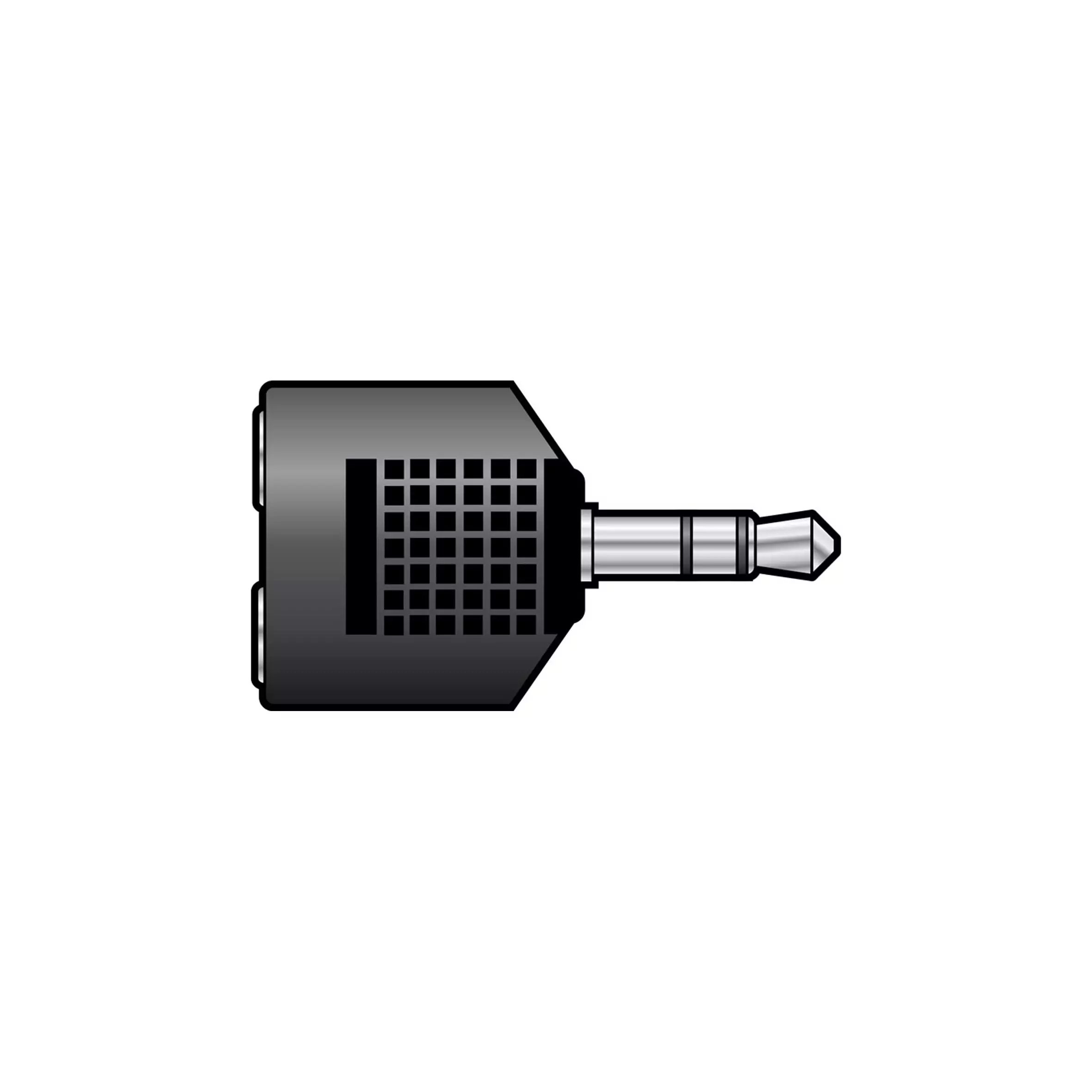 TVA ADAPTOR 3.5mm STEREO MALE TO 2x 3.5mm STEREO FEMALE