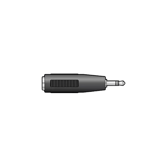 TVA ADAPTOR 2.5mm STEREO MALE TO 3.5mm STEREO FEMALE