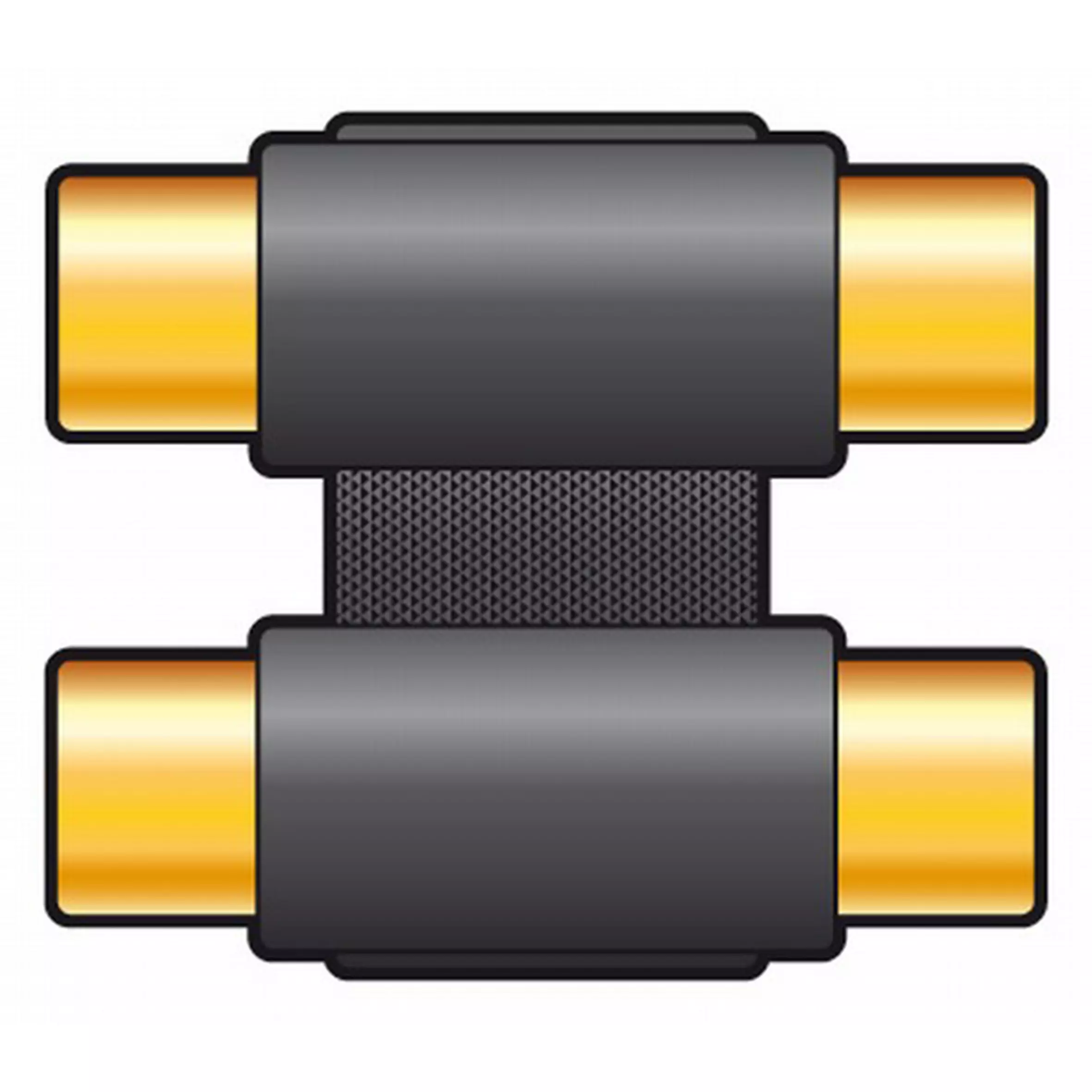 TVA ADAPTOR 2x RCA FEMALE TO 2x RCA FEMALE