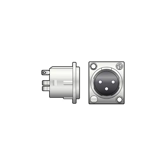 Neutrik Connector XLR Chassis Mount MALE