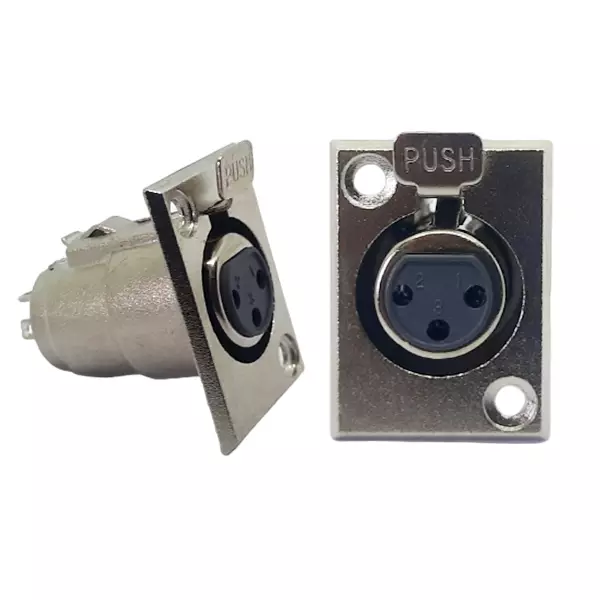 TVA Connector XLR Chassis Mount Female