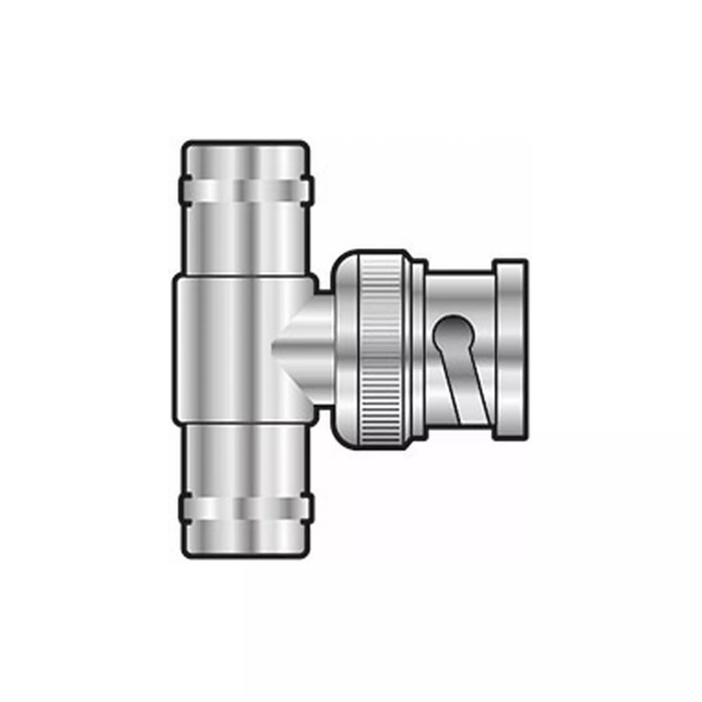 TVA ADAPTOR BNC MALE TO 2x BNC FEMALE