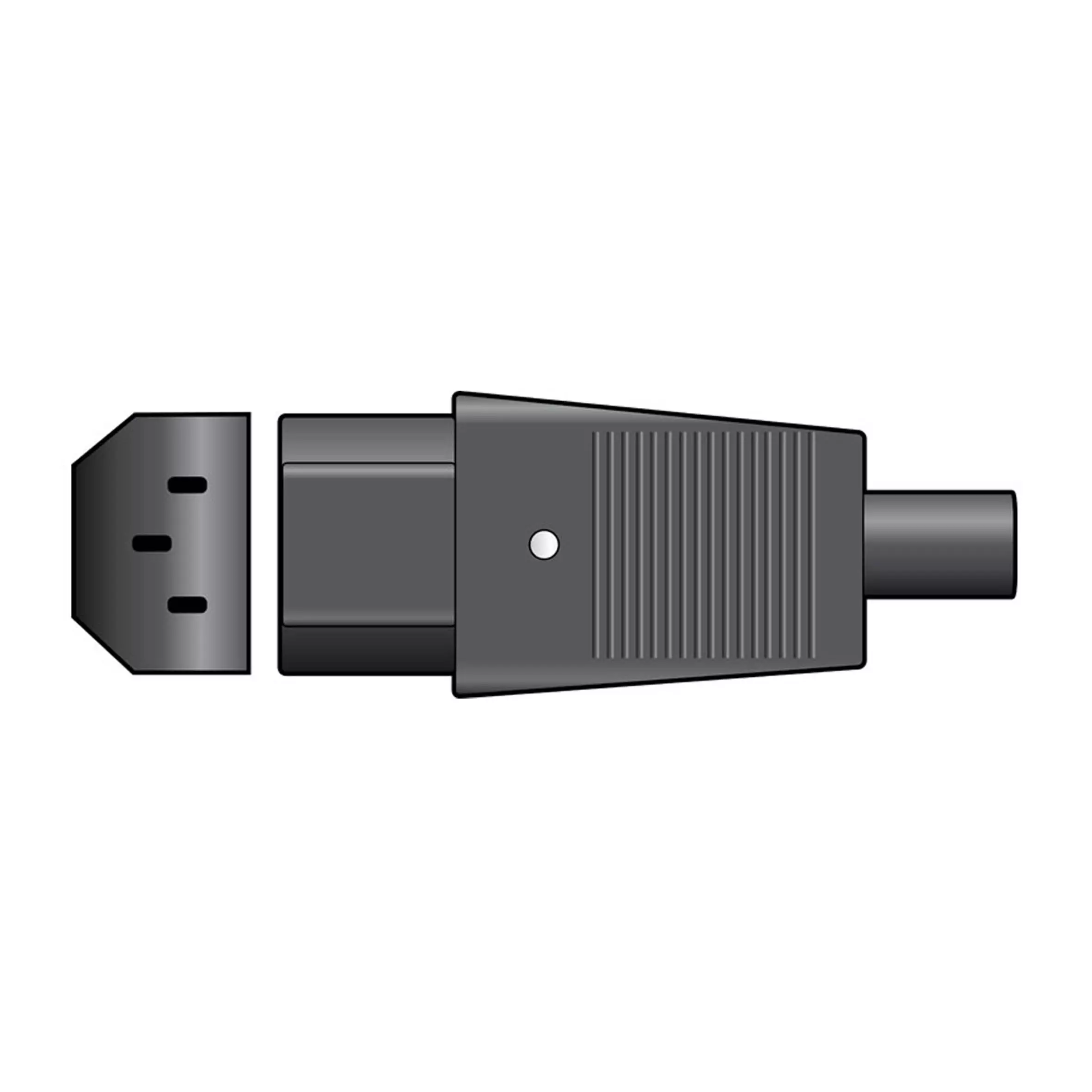 TVA Connector IEC Female Inline