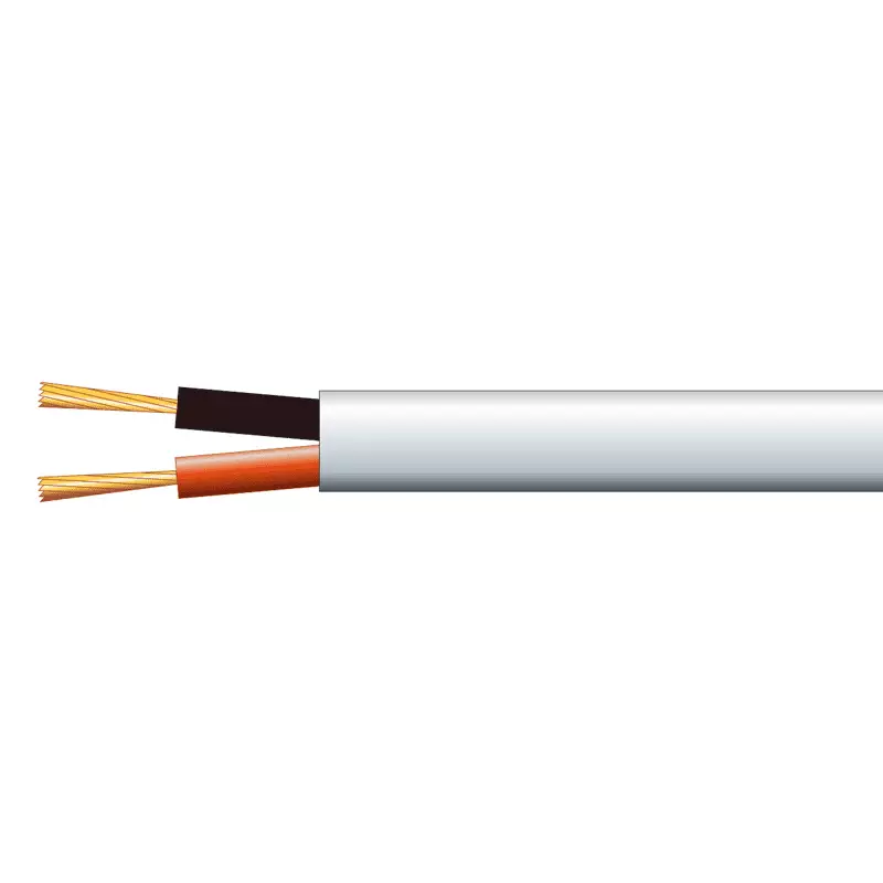 Filo RO1.0W Speaker Cable 1.0MM White Round 100M