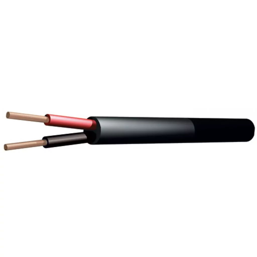 Filo RO2.5B Speaker Cable 2.5MM Black Round 100M