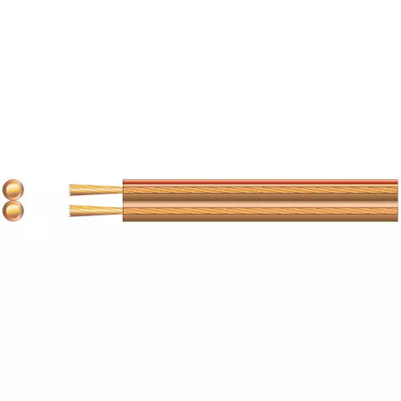 Filo TF1.0C Speaker Cable 1.0MM Clear 100M