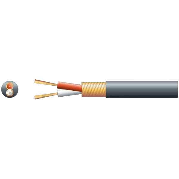 Filo MC4.0B Microphone Cable 2CORE  Screen 4MM Black 100M