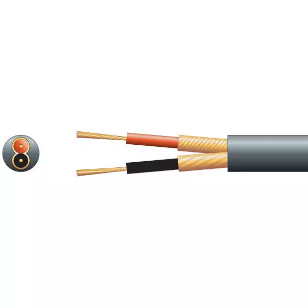 Filo MC6.5B Microphone Cable 2CORE Screen 6.5MM Black 100M