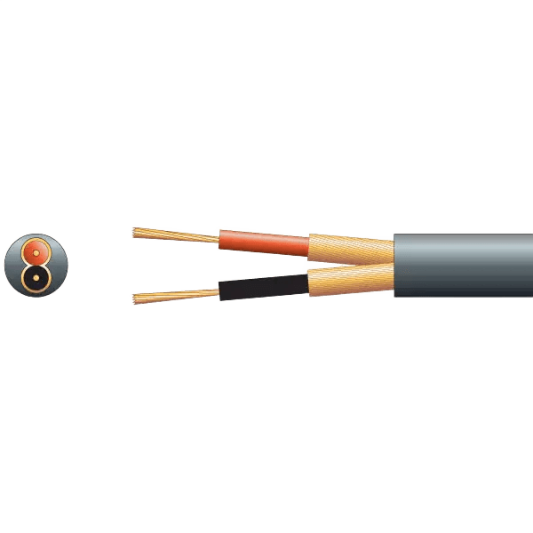 Filo MC6.5B Microphone Cable 2CORE  Screen 6.5MM Black 100M