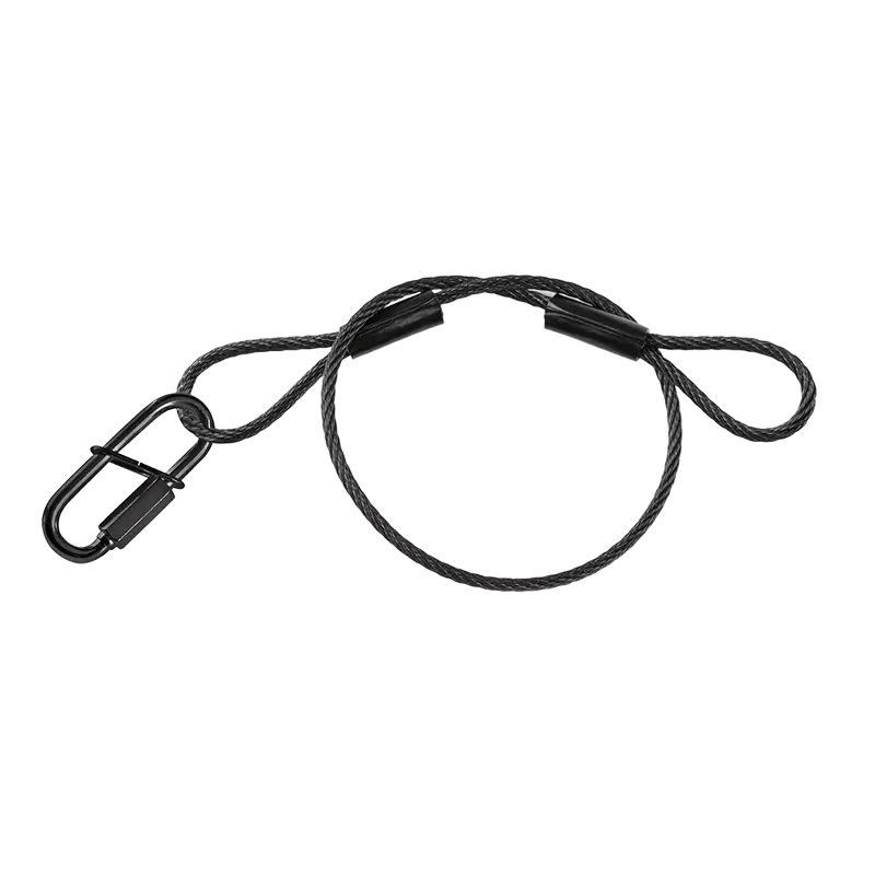 BeamZ SAF35 Safety Cable 35CM X 3MM 30KG Black