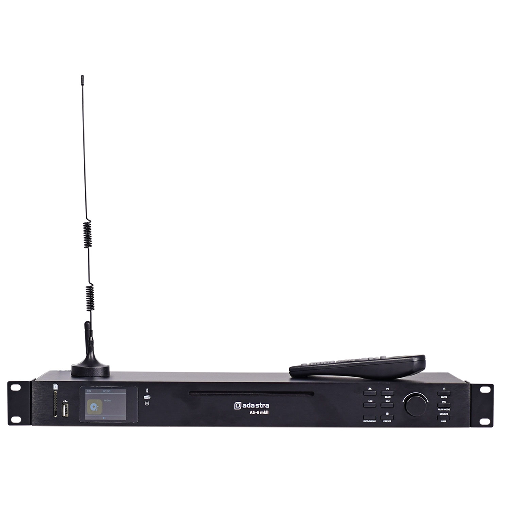 Adastra AS-6 MK-II Multimedia Audio Player Cd/usb/sd/fm 1U