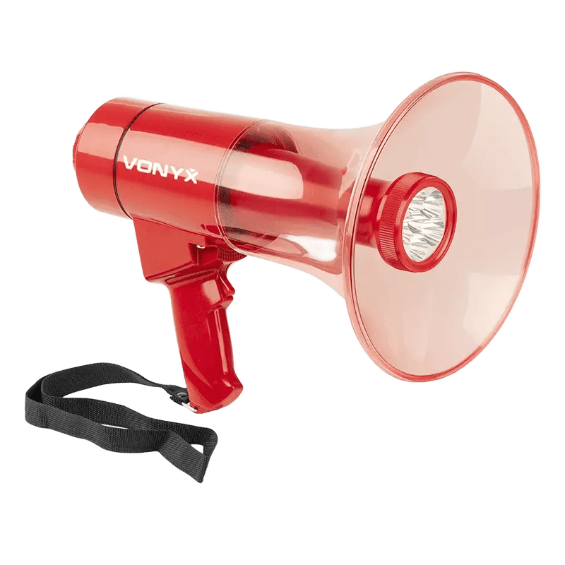 Vonyx MEG050 Megaphone Rec/siren/usb/bt 50W IPX4