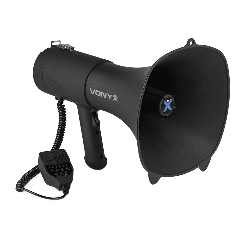 Vonyx MEG090 Megaphone Rec/siren/usb/bt/battery 90W