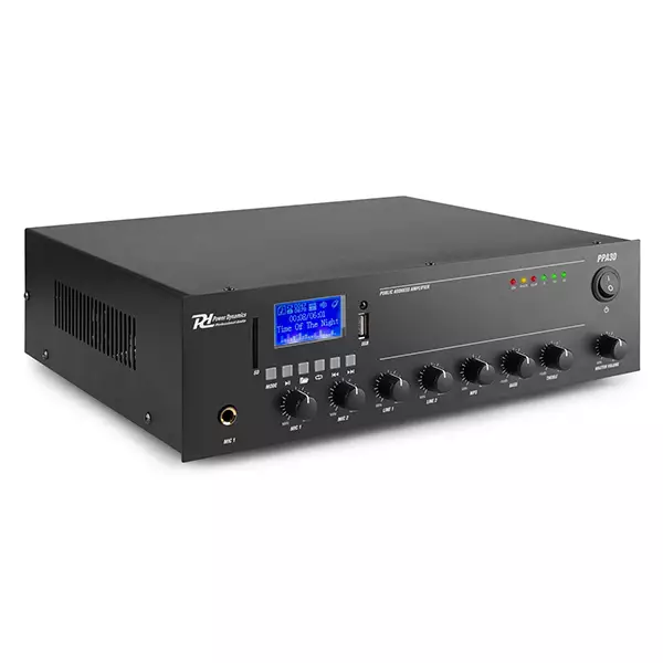 PDM PPA30 100V Mixer Amplifier 30W Usb/sd/bt