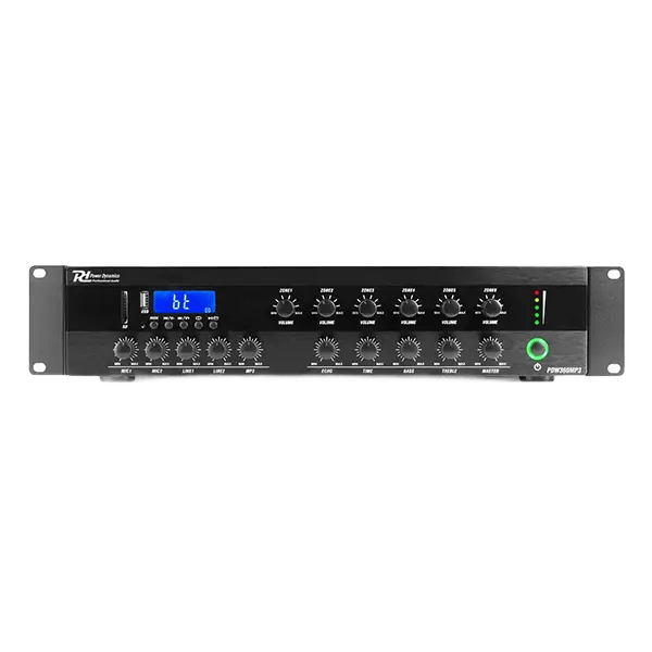 PDM PDW360MP3 100V Mixer Amplifier 200W Usb/sd/bt/fm 6 ZONE