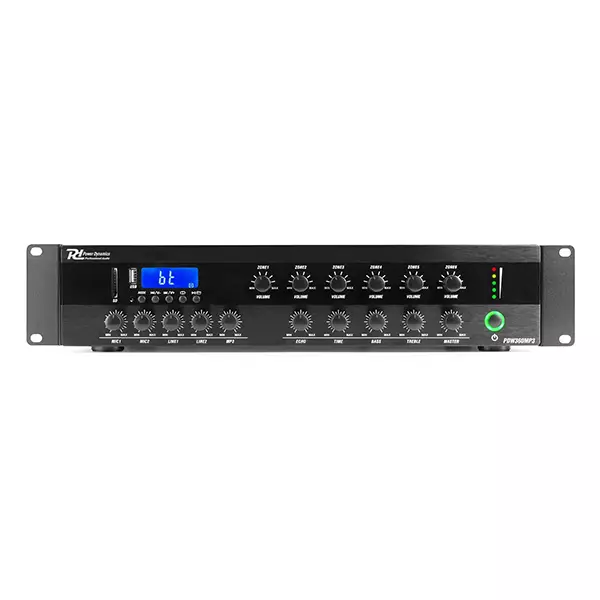 PDM PDW360MP3 100V Mixer Amplifier 200W Usb/sd/bt/fm 6 ZONE