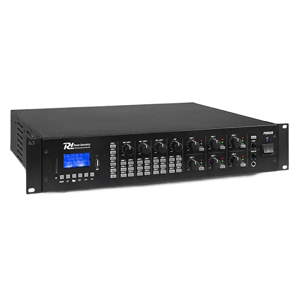 PDM PRM606 100V Mixer Amplifier 360W Usb/sd/bt 6 ZONE