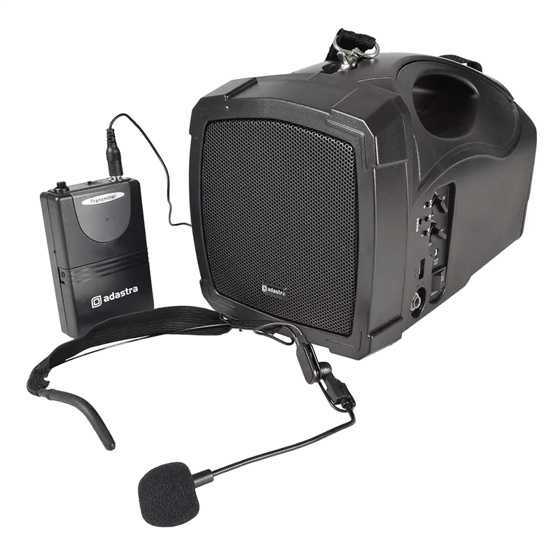 Adastra H25B Handheld PA System Neckband VHF MIC BT