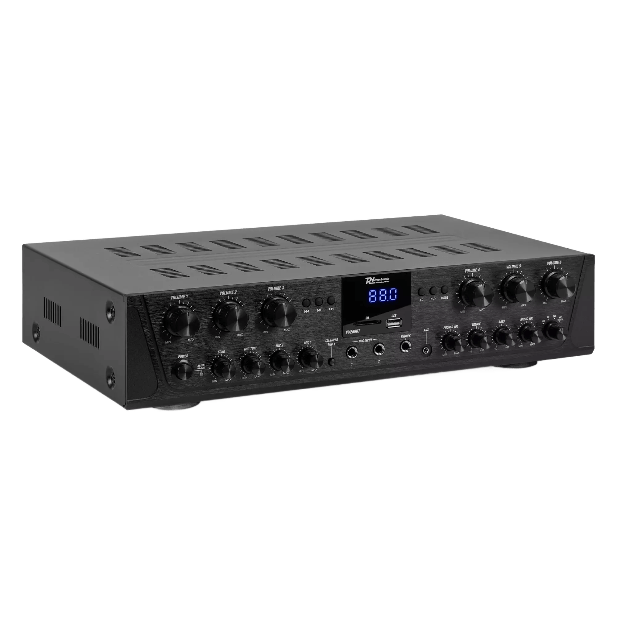 PDM PV260BT Mixer Amplifier 6X 100W Bt/usb/sd/fm