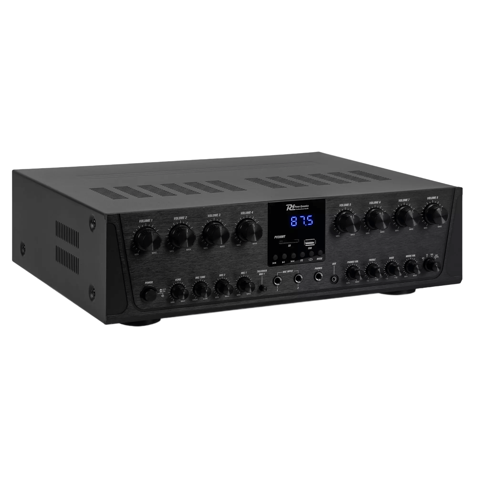 PDM PV280BT Mixer Amplifier 8X 100W Bt/usb/sd/fm