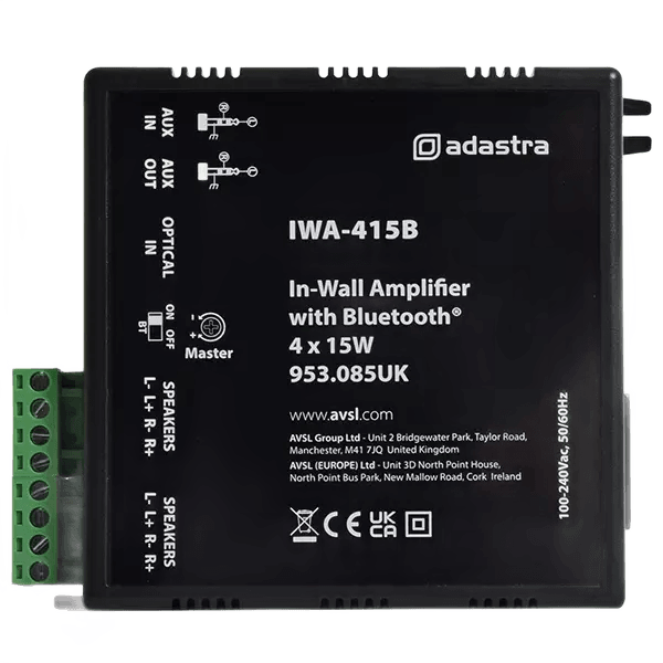 Adastra IWA415B IN-WALL Amplifier 4X 15W