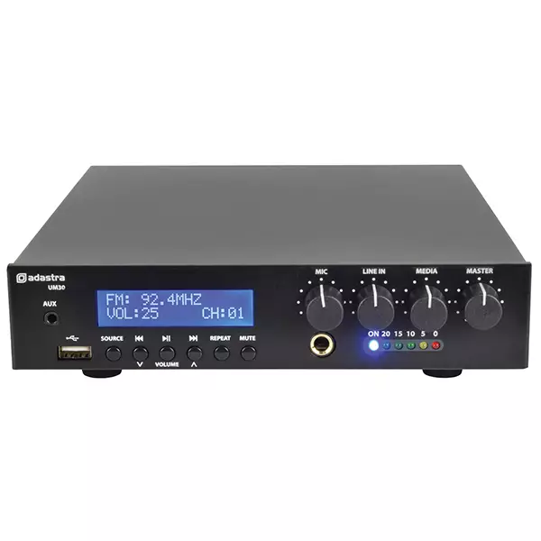 Adastra UM30 Mixer Amplifier 100V 30W