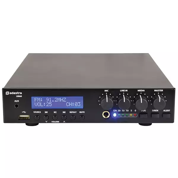 Adastra UM60 Mixer Amplifier Usb/fm/bt 100V 60W