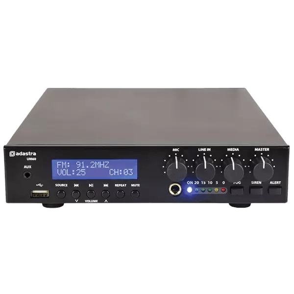 Adastra UM60 Mixer Amplifier Usb/fm/bt 100V 60W
