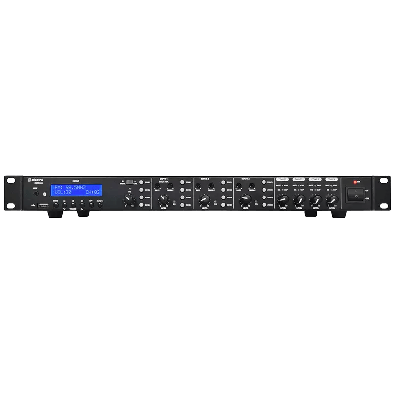 Adastra RM4460 Mixer Amplifier Usb/sd/fm/bt 4 ZONE 100V 60W
