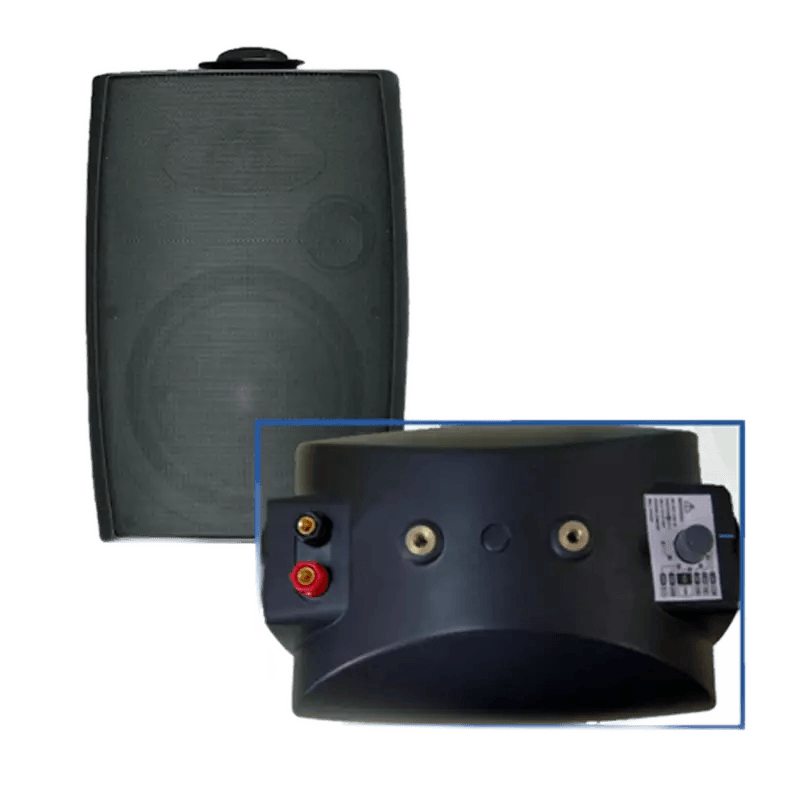 Filo  CAVSM6B 6″ Moulded Speaker  DOME Tweeter W/bracket 40W Black