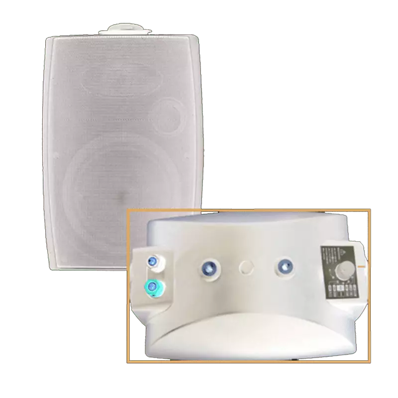 Filo CAVSM6W 6″ Moulded Speaker DOME Tweeter W/bracket 40W White