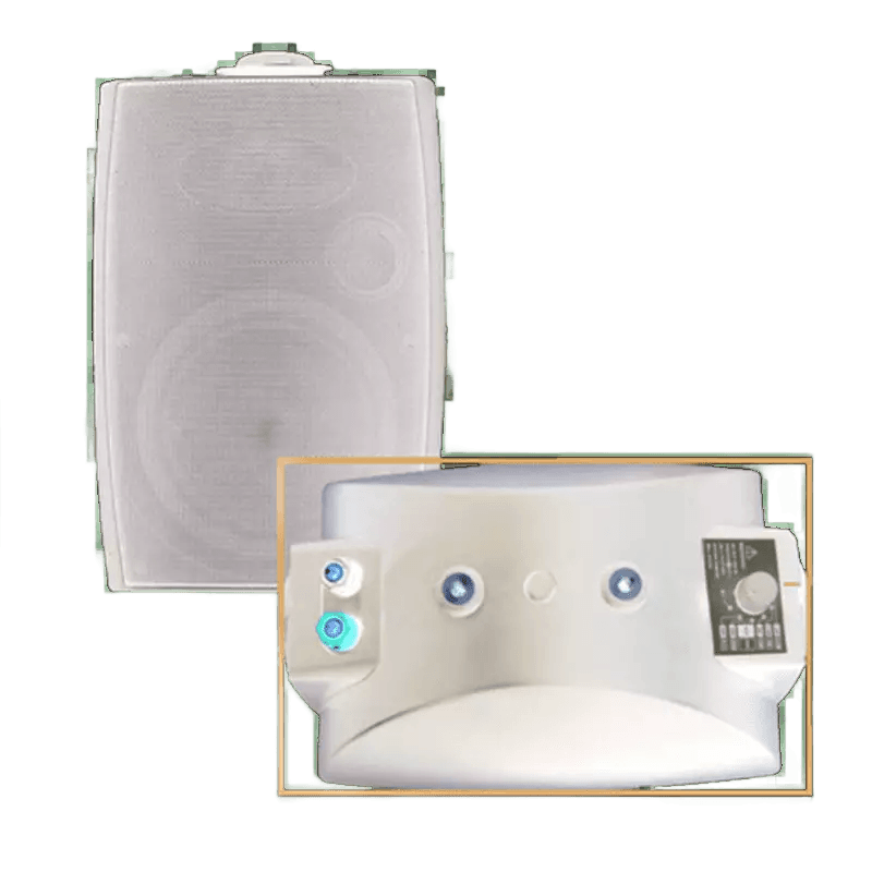 Filo CAVSM6W 6″ Moulded Speaker DOME Tweeter W/bracket 40W White