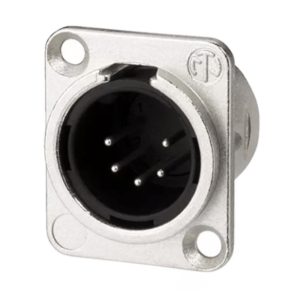 TVA Connector XLR Chassis Mount MALE 5 PIN