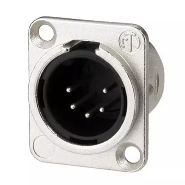 TVA Connector XLR Chassis Mount MALE 5 PIN