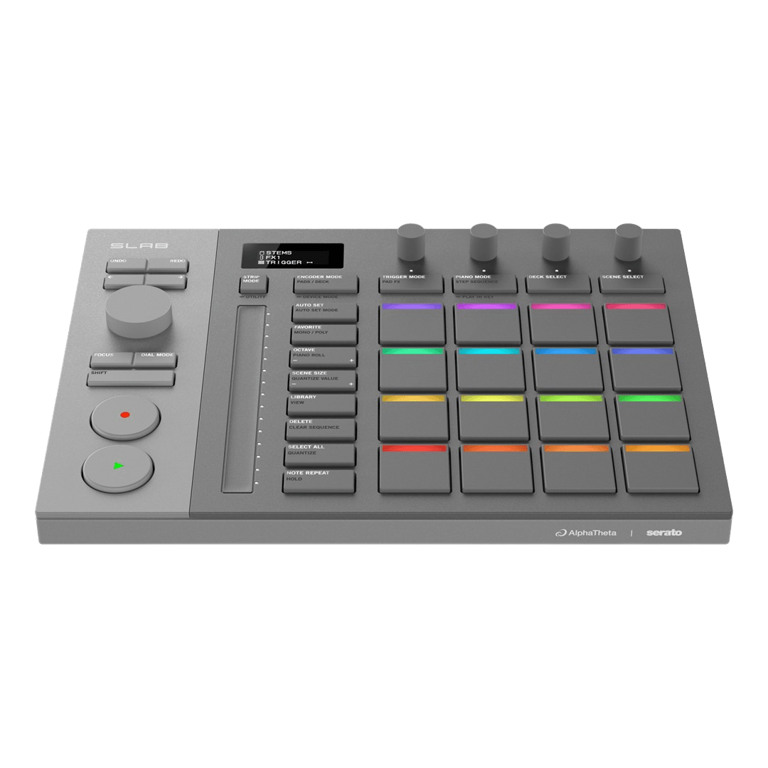 AlphaTheta SLAB MIDI Pad Controller For Serato Studio