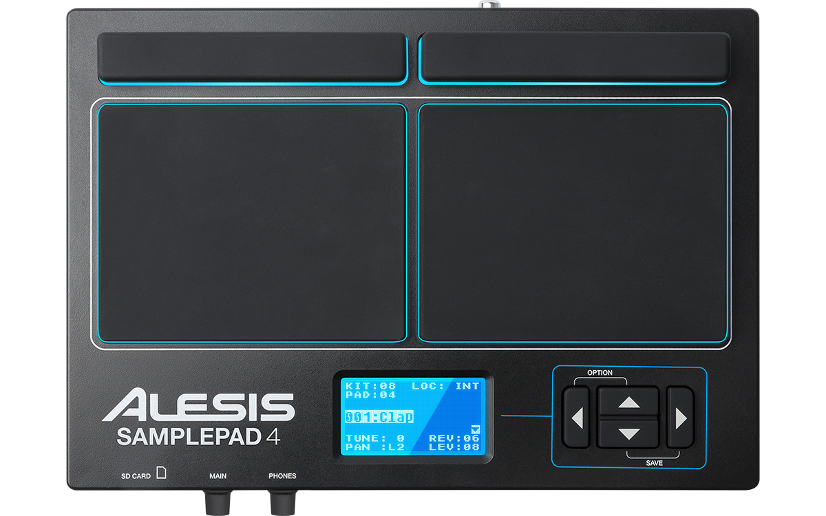 Alesis Sample PAD 4 4-PAD Percussion Sample-Triggering Instrument