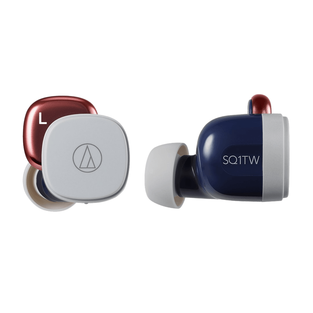 Audio-Technica ATH-SQ1TW-NRD Popsicle Wireless Earbuds