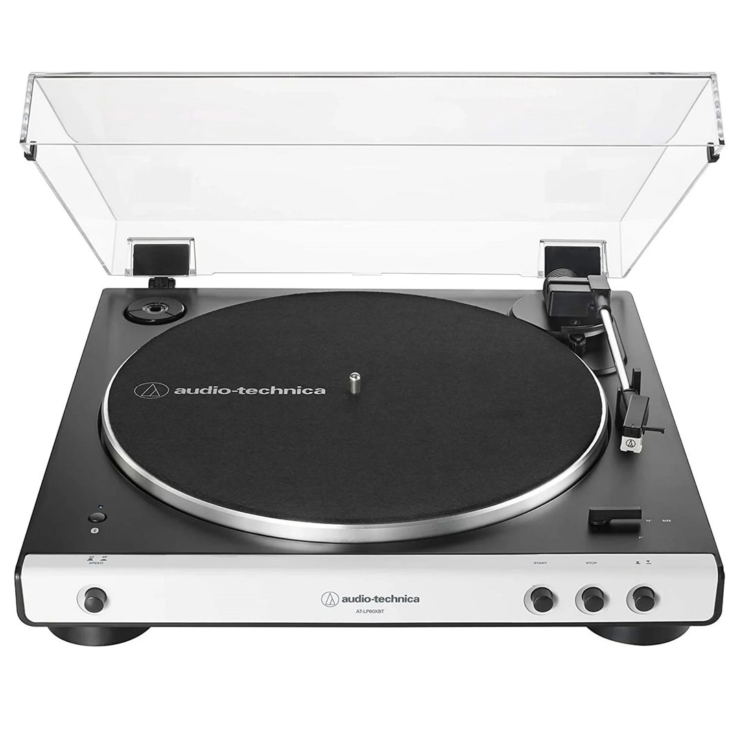 Audio-Technica AT-LP60XBT-WH White Wireless BELT-Drive Turntable