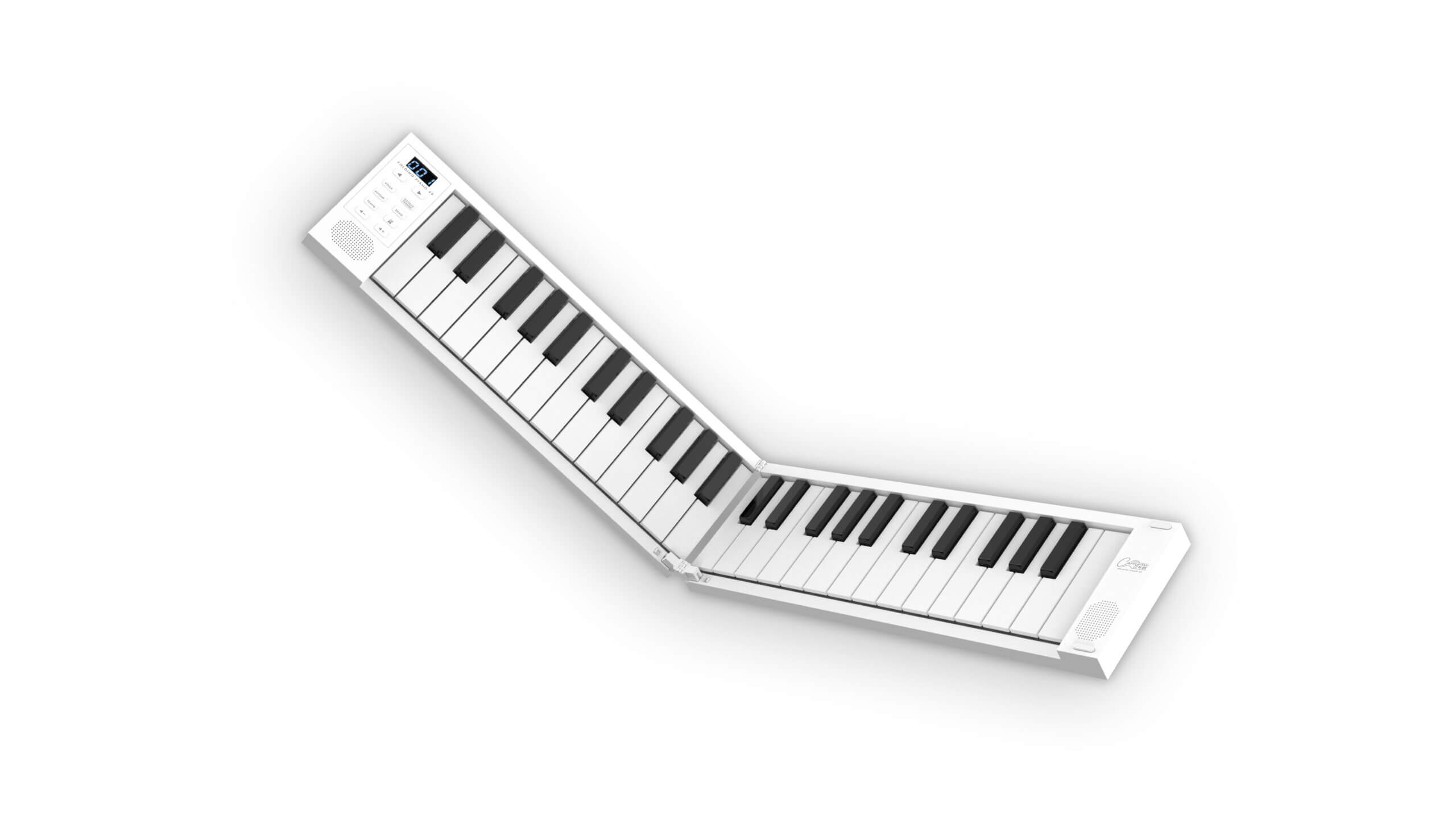 Carry-ON-FP49 KEY Folding Piano White