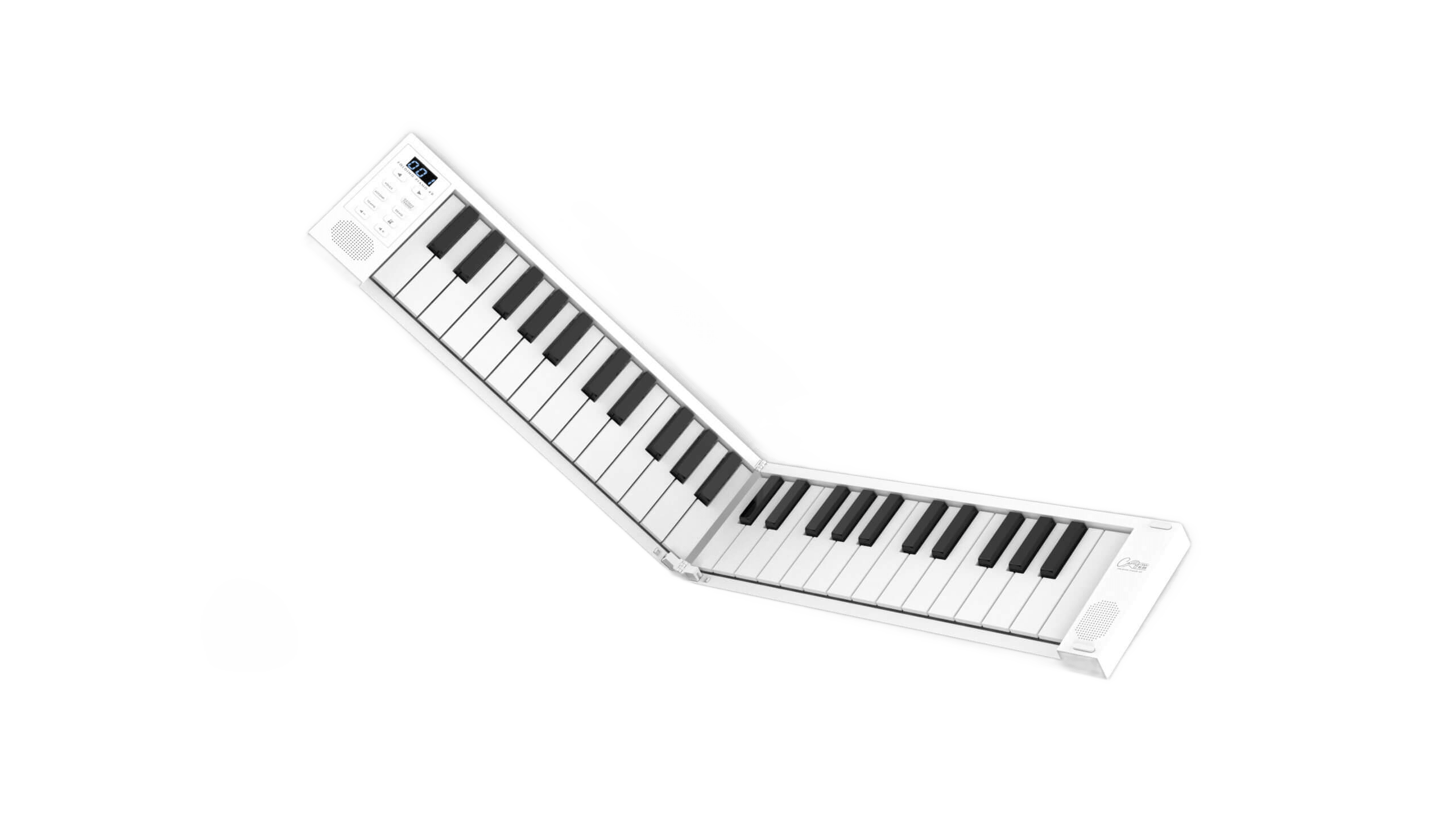 Carry-ON-FP49 KEY Folding Piano White