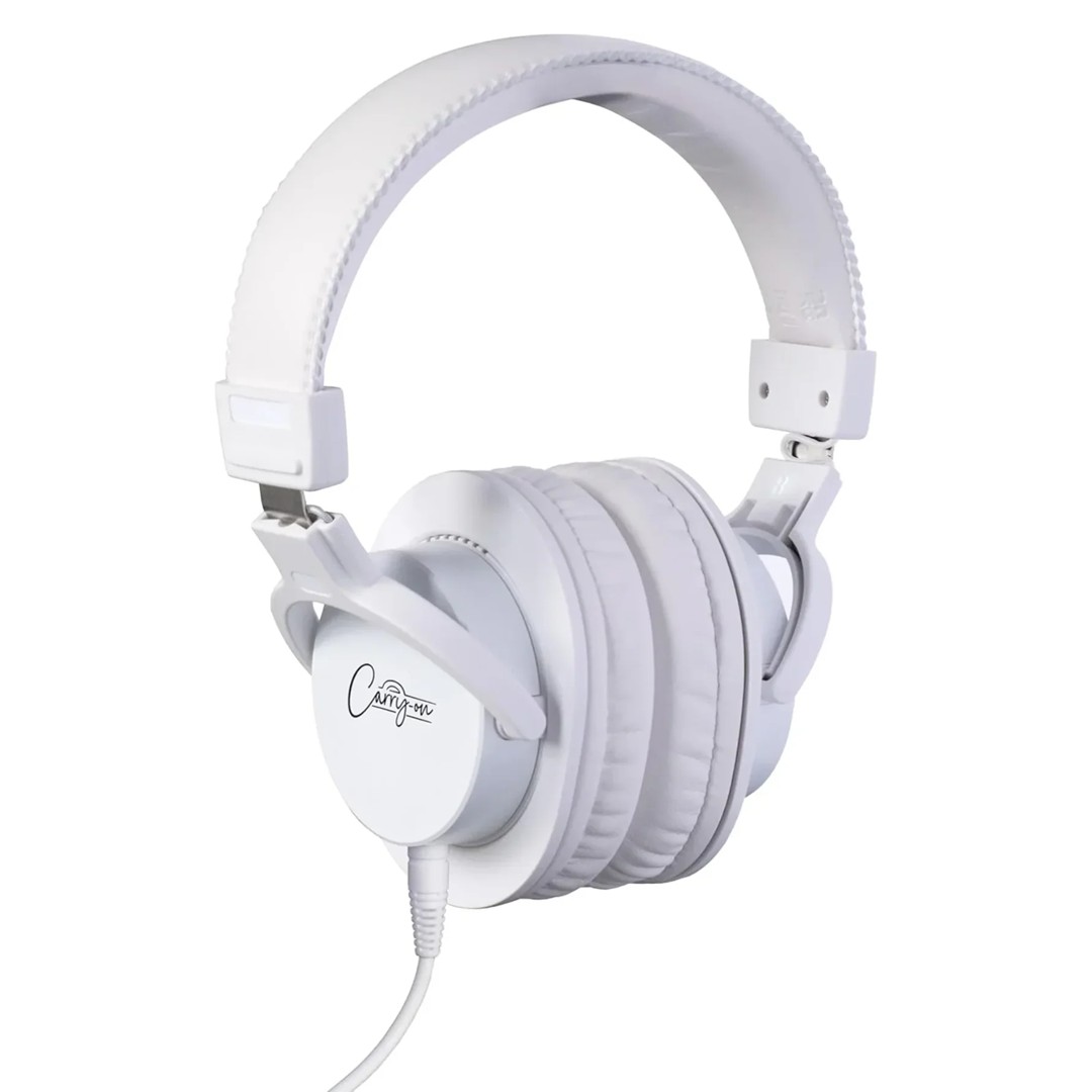 Carry-ON-SH100WT Folding Studio Headphones White