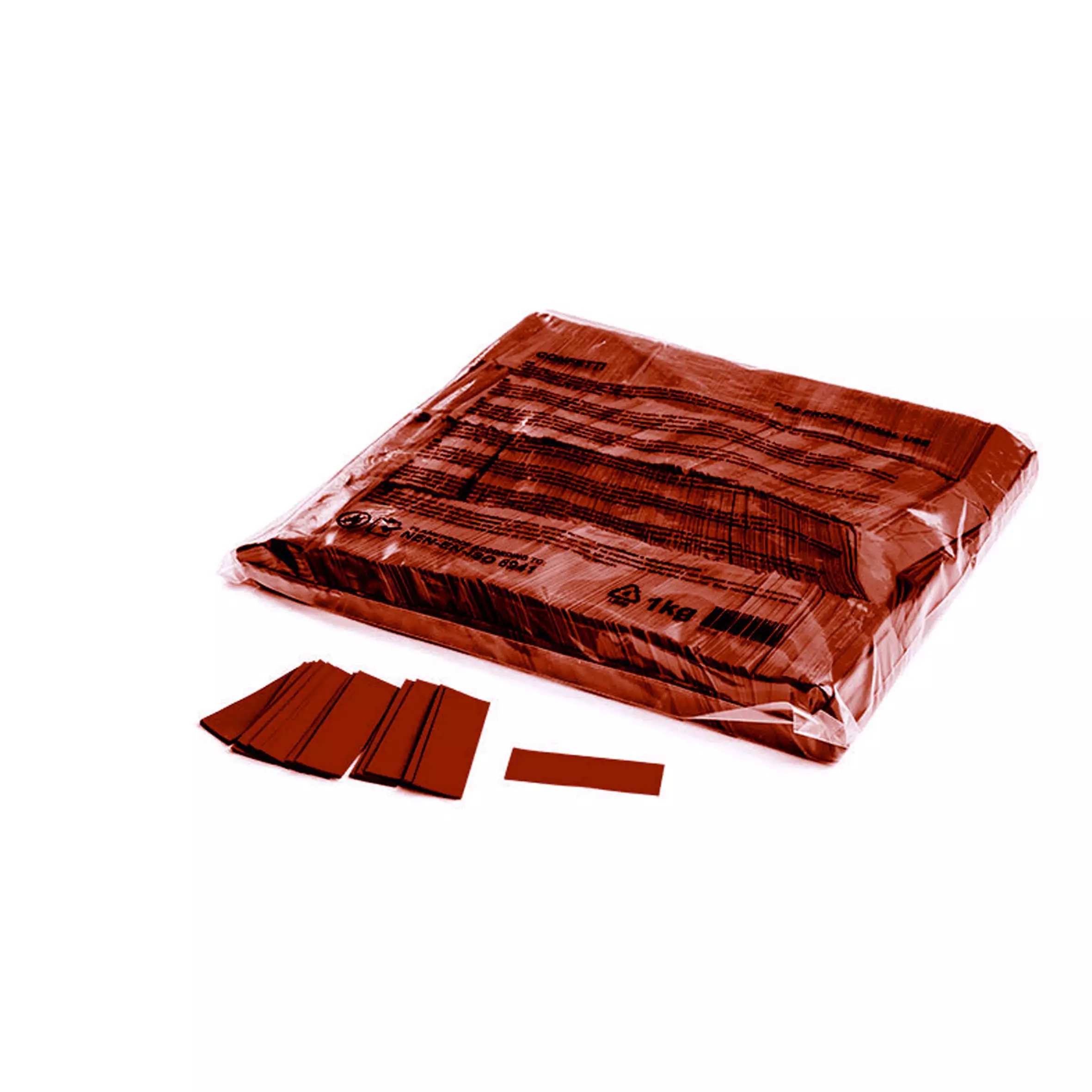 Magicfx Slowfall Confetti Rectangles Brown