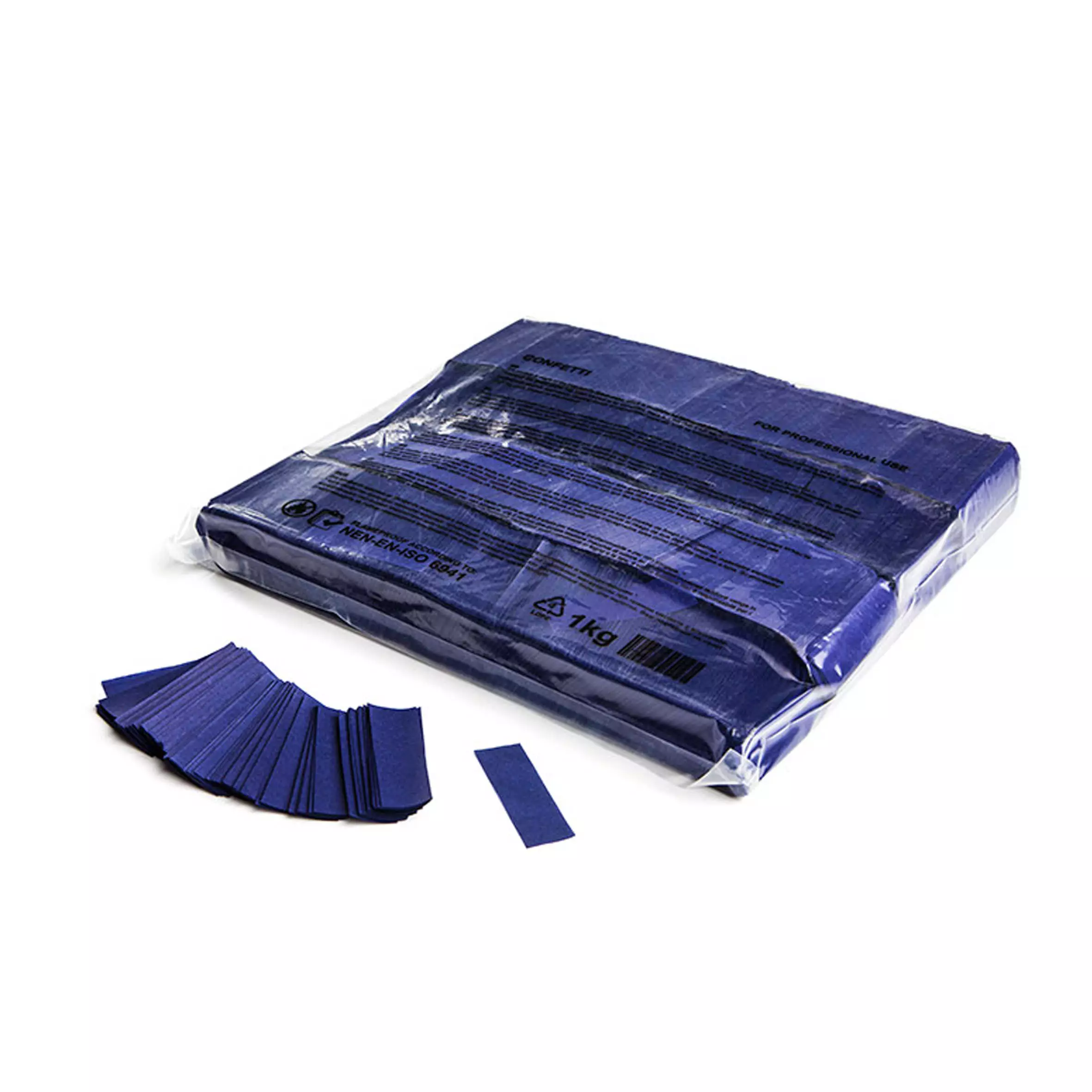 Magicfx Slowfall Confetti Rectangles DARK BLUE
