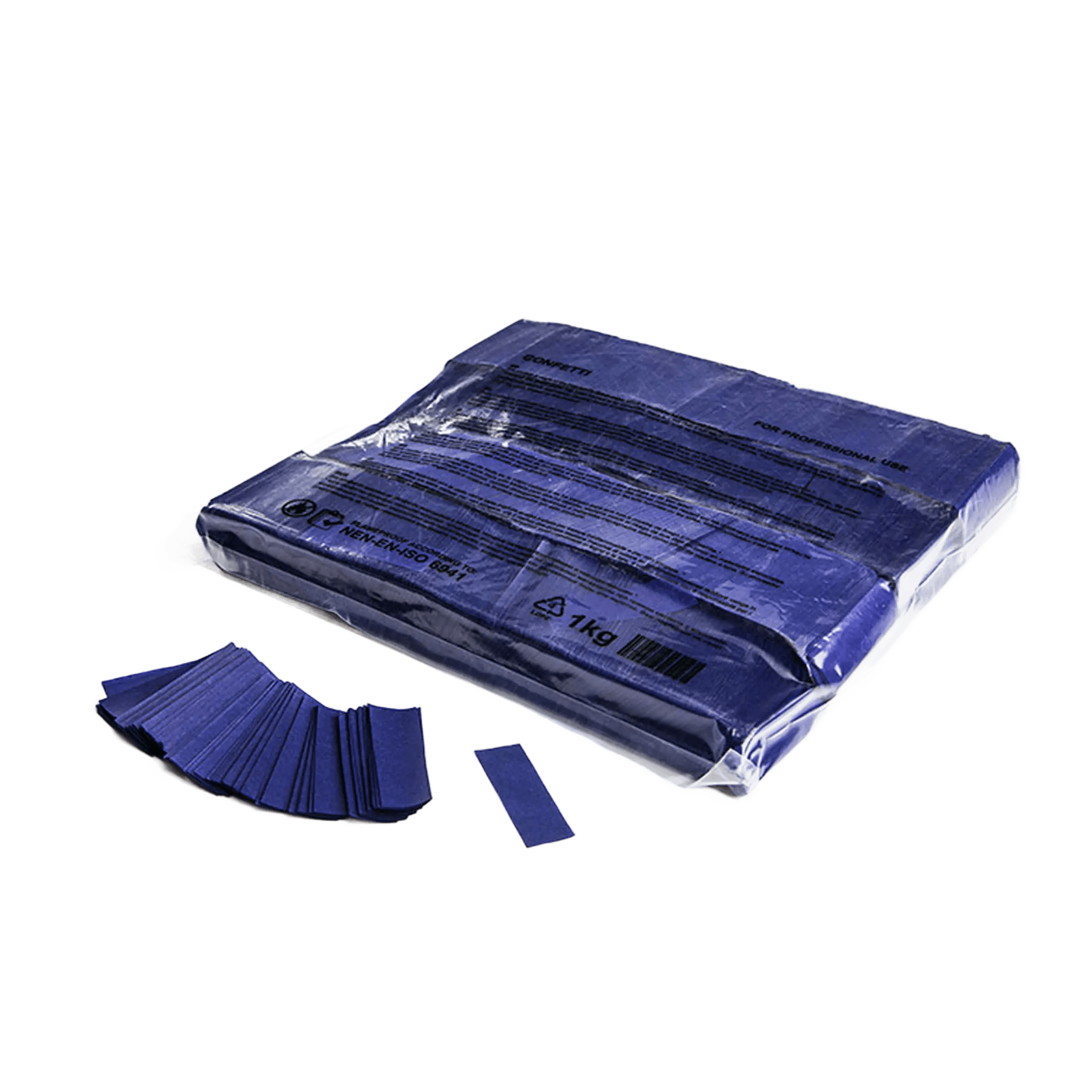 Magicfx Slowfall Confetti Rectangles DARK BLUE