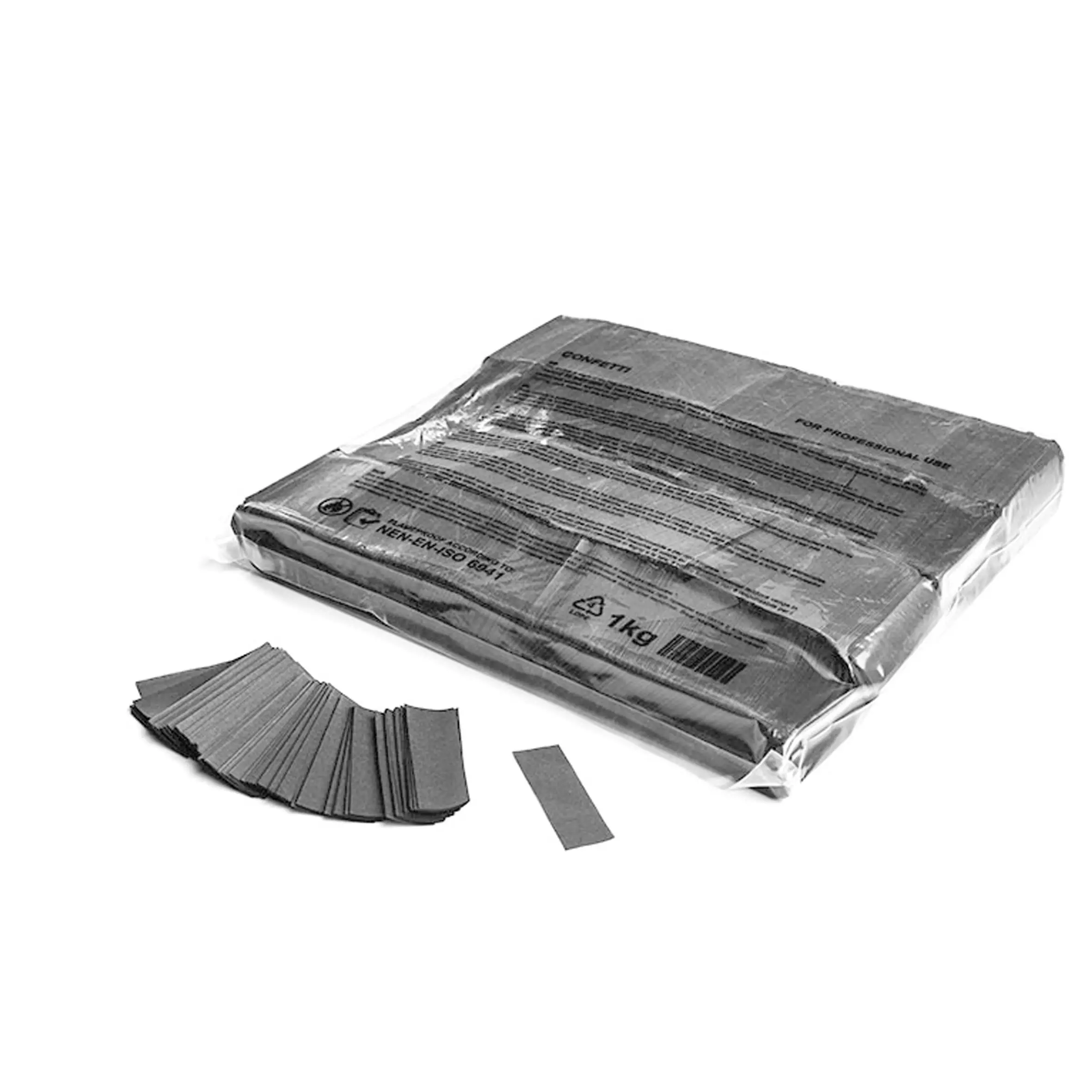 Magicfx Slowfall Confetti Rectangles GREY