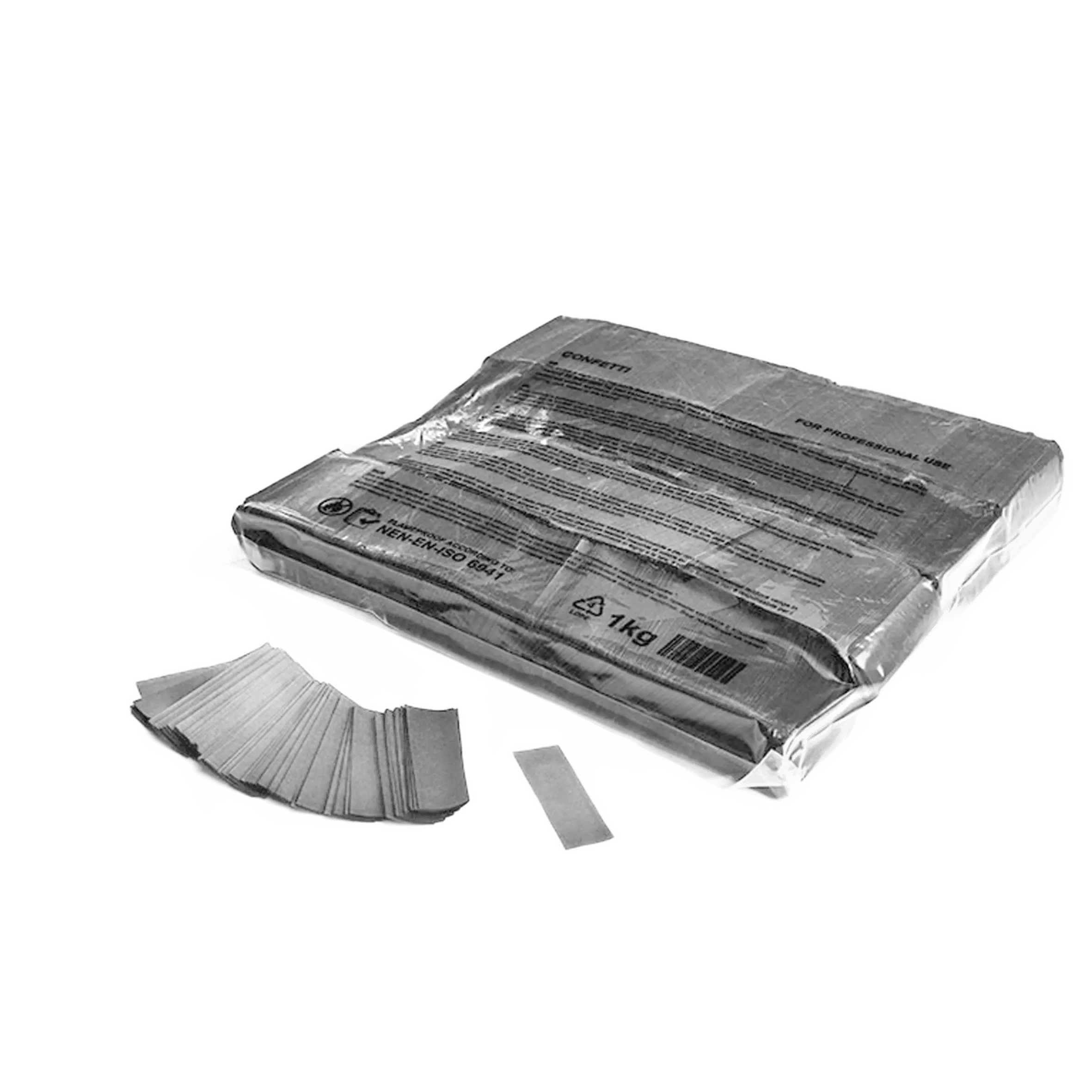 Magicfx Slowfall Confetti Rectangles GREY