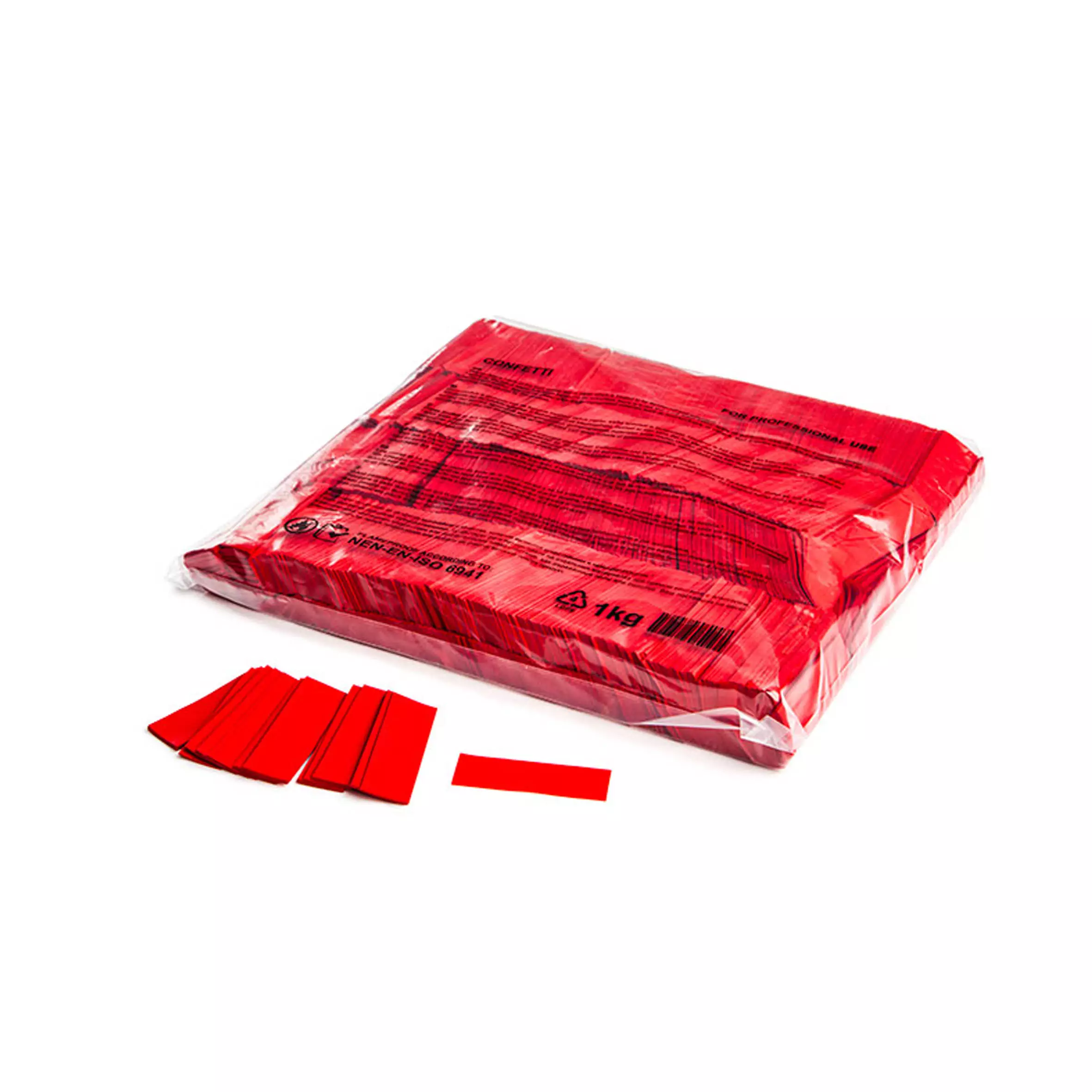 Filofx Slowfall Confetti Rectangles RED