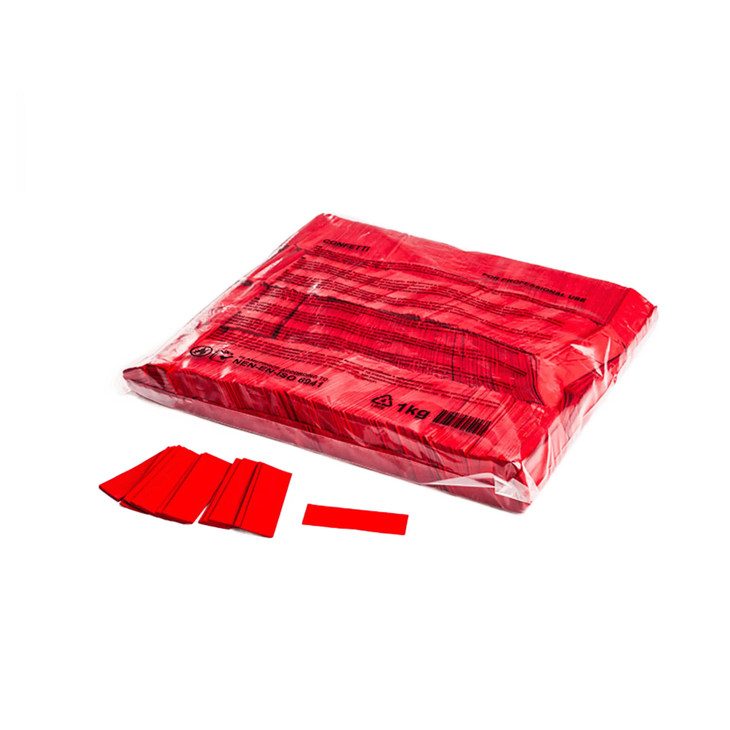 Filofx Slowfall Confetti Rectangles RED