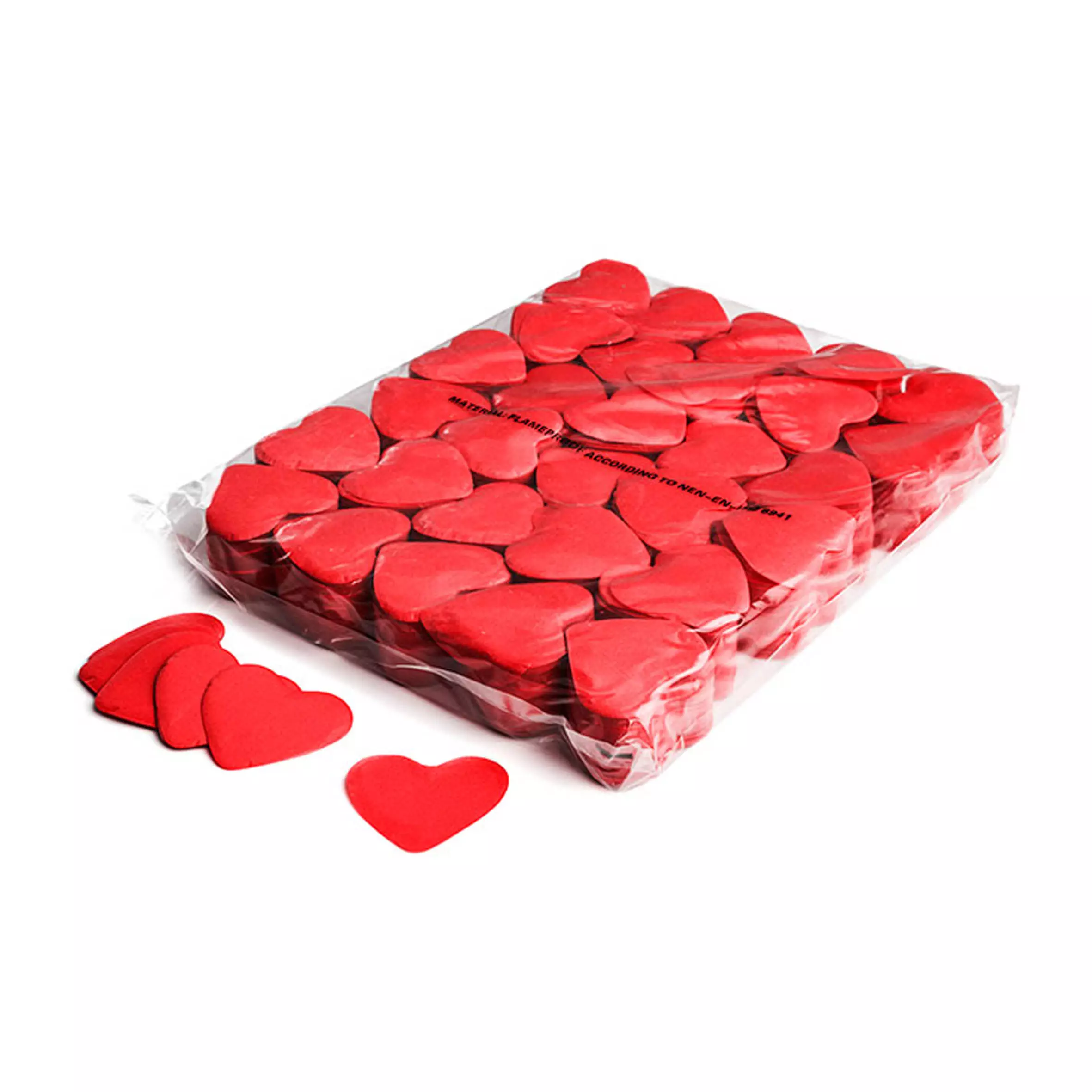 Magicfx Slowfall Confetti Hearts RED