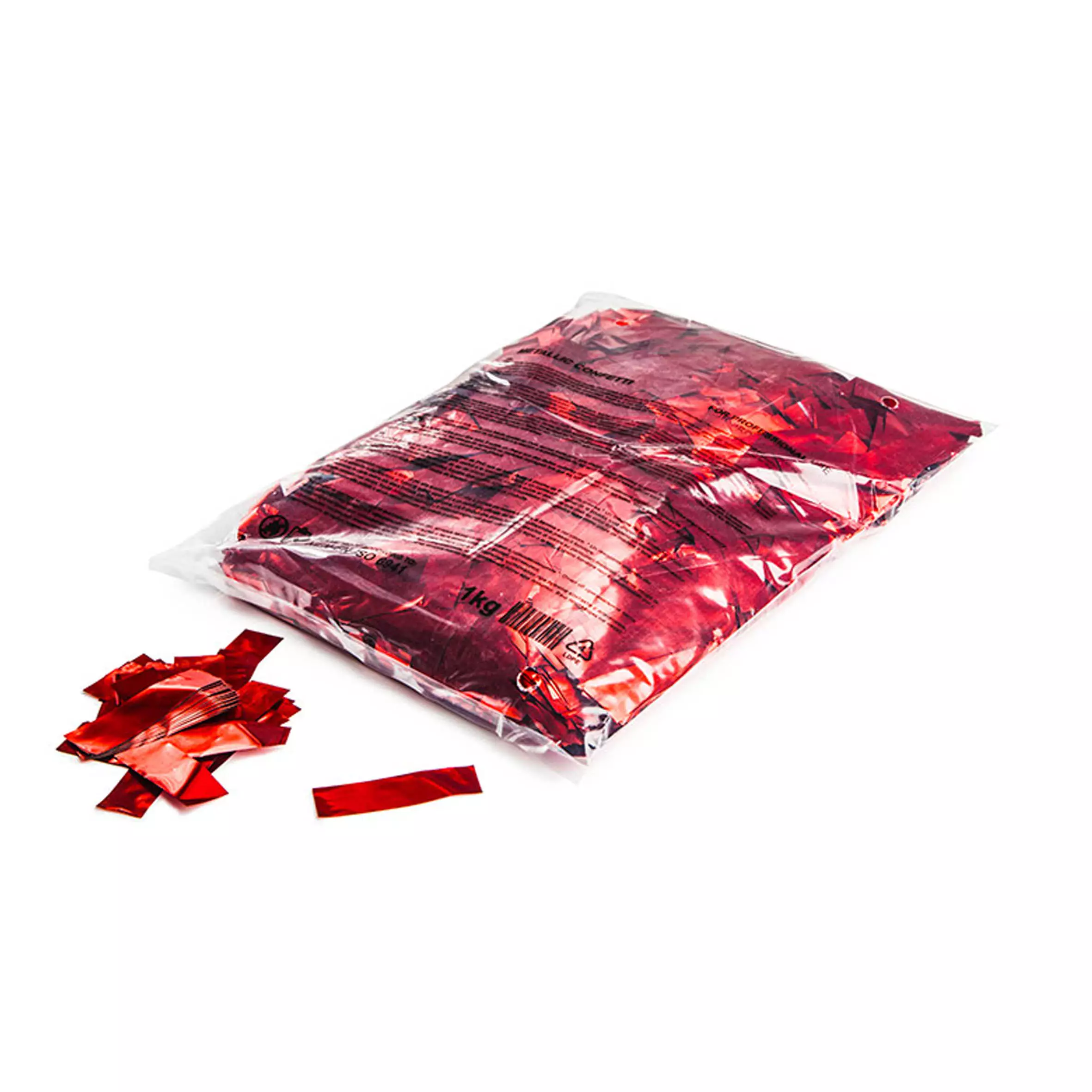 Filofx Confetti Rectangles RED Metallic